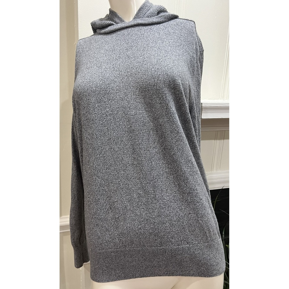 Banana Republic Cotton Wool Blend Sweater Mens Medium Hooded Pullover‎ VGUC